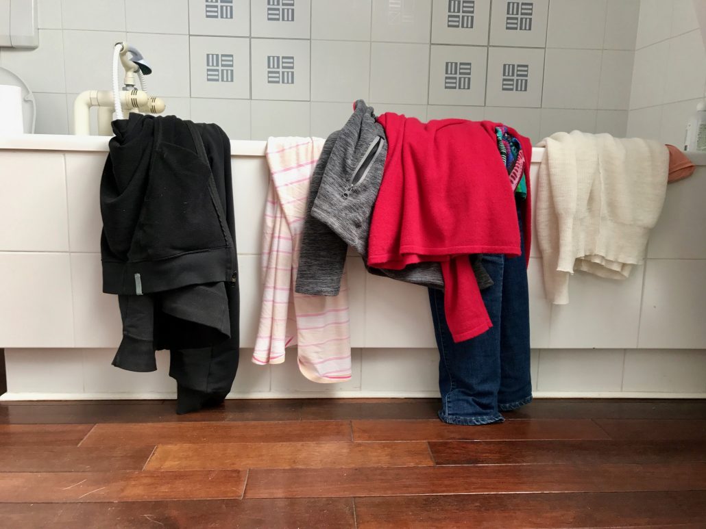 Dans ma salle de bain un matin