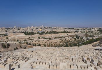 Vue du Mont des Oliviers -Jérusalem