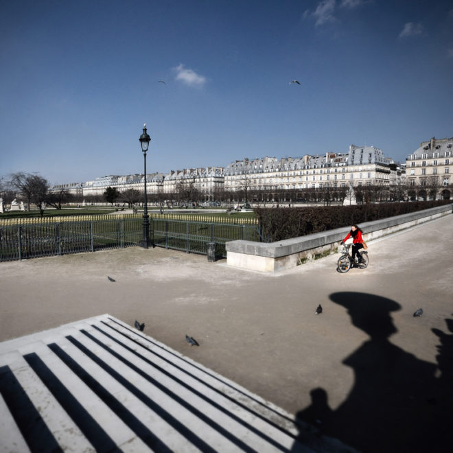 Les tuileries à vélo