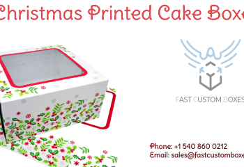 Christmas Printed Cake Boxes