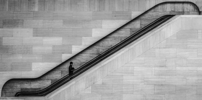 The man in the elevator