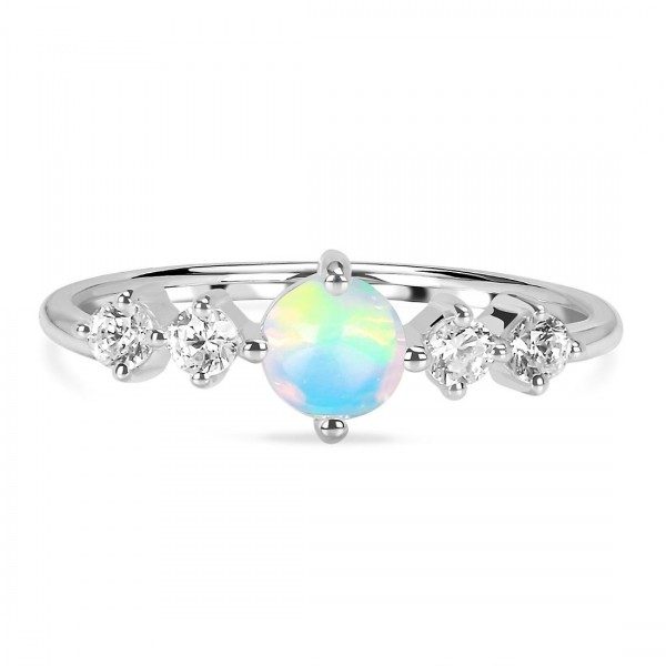 Semi-Precious Opal Gemstone Jewelry Collection
