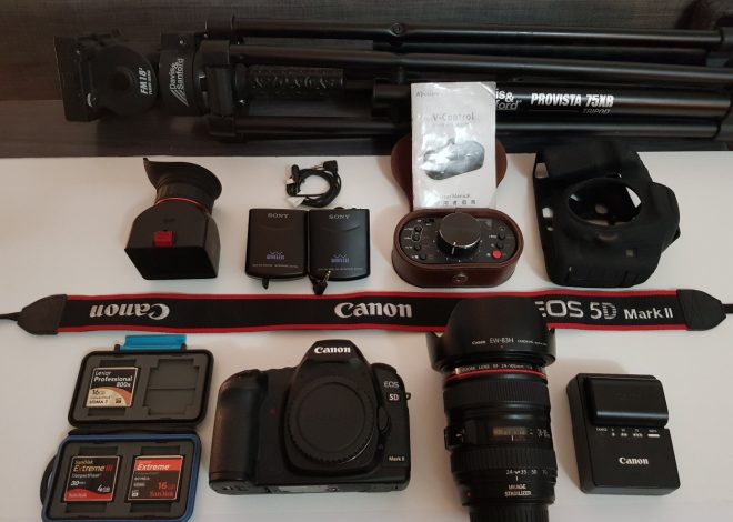 canon 5D mark II lot reportage vidéo