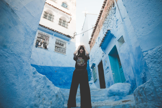 maiden in chefchaouen