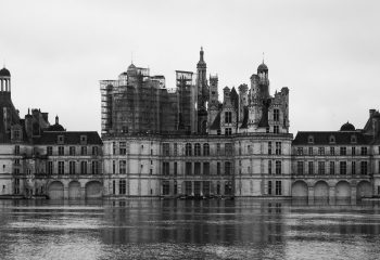 Inondations à Chambord