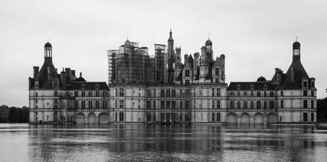 Inondations à Chambord