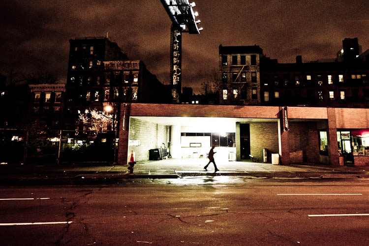 Walking in the street