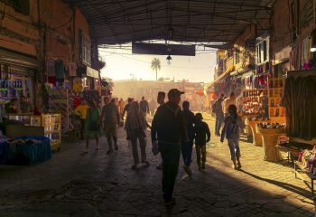 Entrée du souk de Marrakech