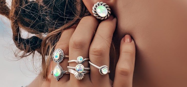 Buy Now The Glimmer Opal Jewelry | Rananajay Exports