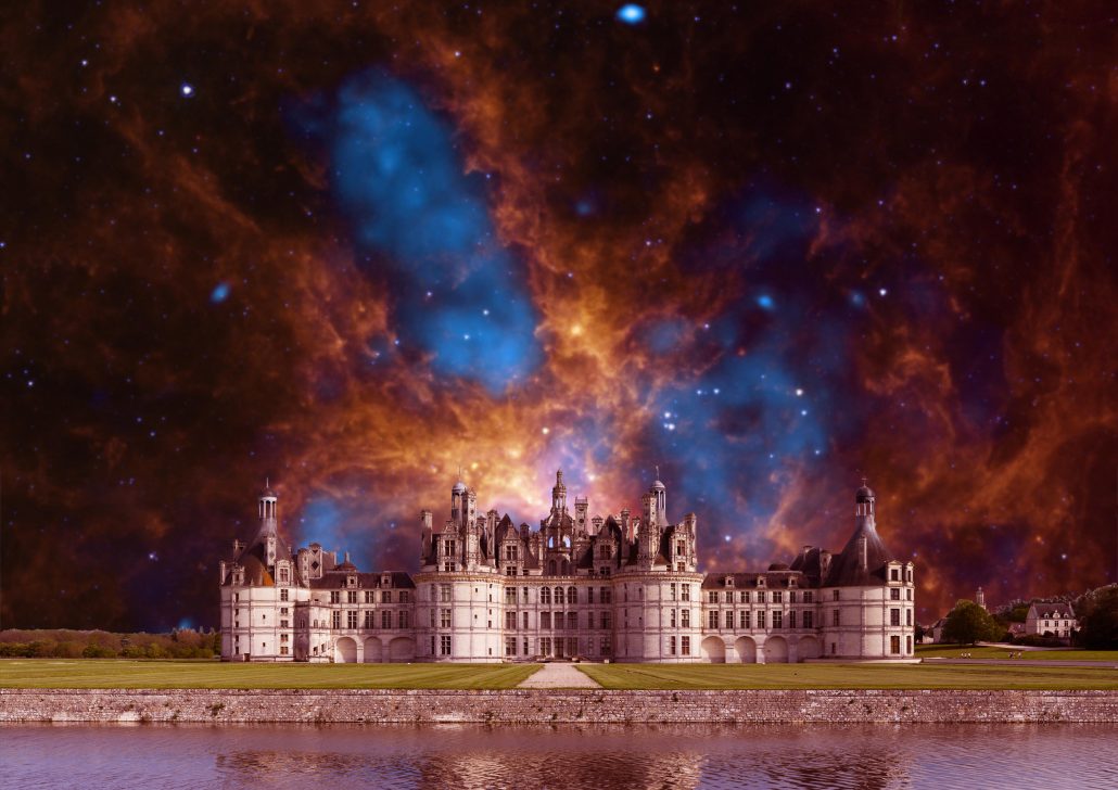 Photo montage personnel chambord dans l’espace