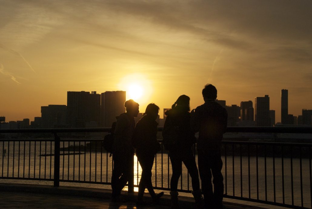 Last night from Tokyo